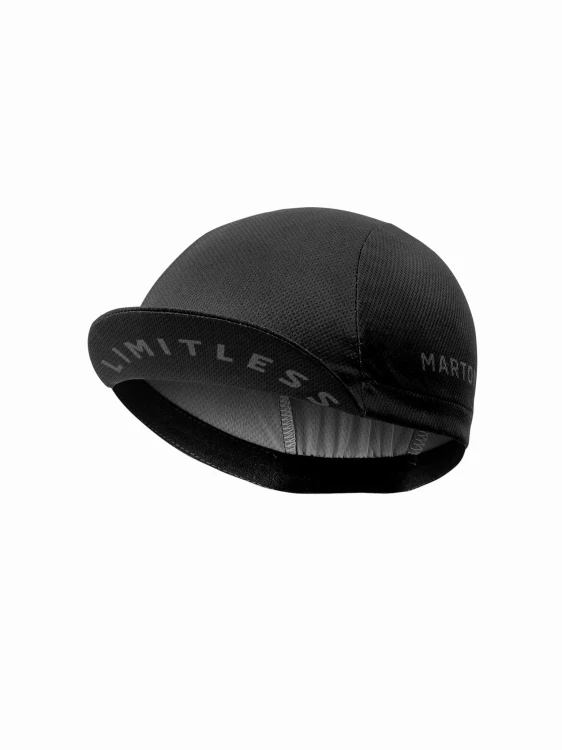 Czapka kolarska z daszkiem Martombike Limitless Black (3).jpg