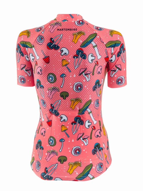 Koszulka kolarska damska 215 grzybki pink (2).jpg